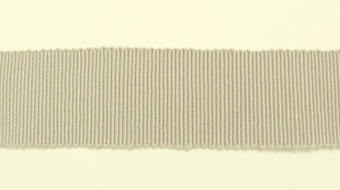 Ribsband/hoedenband creme 2,5 cm.