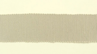 Ribsband/hoedenband creme 2,5 cm.