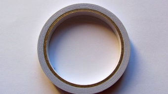 RITSTAPE voor stof of lerentassen 12 mm.