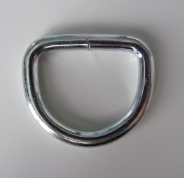 D ring buitenmaat 36 mm binnenmaat 27 mm gelast