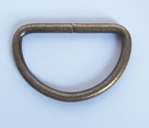 D ring brons 32 mm doorgang 25 mm
