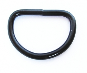 D ring zwart 42 mm doorgang  35 mm