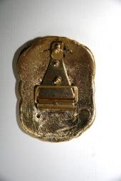 Bewerkte buckle  7,5 cm.