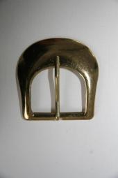 Gladde hoogglans gesp 6 cm.
