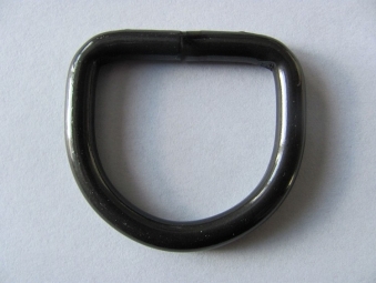 D ring antraciet-zwart 40 mm binnen maat 30 mm