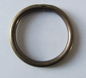 Ronde ring, brons, 50 mm.binnenmaat 40 mm