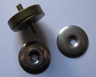 Magneetsluiting brons 18 mm