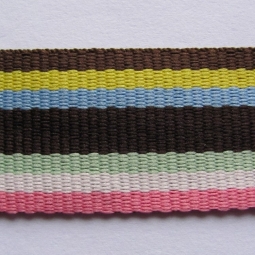 Tassenband 2,5 cm multicolour