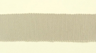 Ribsband/hoedenband creme 2,5 cm.