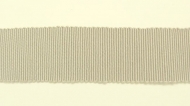 Ribsband/hoedenband creme 2,5 cm.