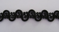 Bijzonder zwart band 2 cm breed.