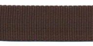 Tassenband bruin 2,5 cm