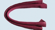 Leren tashengsels roze in 5 lengtes