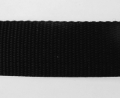 Tassenband zwart 4 cm zware kwaliteit