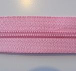 Rits van de rol 6 mm Roze